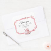 Pink Sweet One Birthday Favor Stickers (Umschlag)
