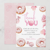 Pink Sweet One Geburtstag Danke (Vorne/Hinten)