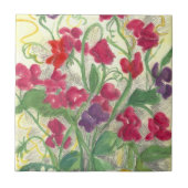 Pink Sweet Pea Frische Pasta machen Frische Pasta  Fliese (Vorderseite)