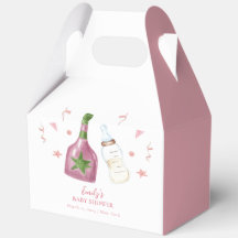 Pink Sweet Poppin Champagner Flaschen Babydusche