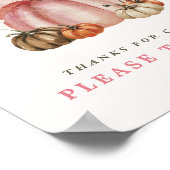 Pink Sweet Pumpkin Baby Duschgelfavoriten hier Poster (Ecke)