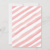 Pink Sweet TWO Valentine Heart Balloon Geburtstag Einladung (Rückseite)