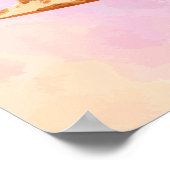 Pink Sweetheart Champagner Begrüßung Baby Dusche Poster (Ecke)