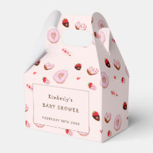 Pink Sweetheart Donuts Valentines Baby Dusche