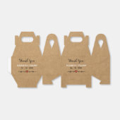 Pink Sweethearts & Arrows Rustic Wedding Vielen Da Geschenkschachtel (Ungefaltet)