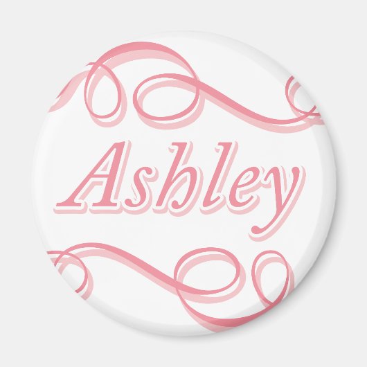 Pink Swirl Ashley Magnet (Vorne)