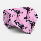 PINK SWIRL KRAWATTE (Gerollt)