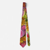 Pink Swirl Neck Tie Krawatte (Vorderseite)