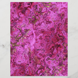 Pink Swirly Marble Bulk Scrapbook Paper Pages Flyer