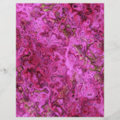 Pink Swirly Marble Bulk Scrapbook Paper Pages Flyer (Hinten)