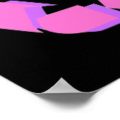 Pink-Symbol Poster (Ecke)