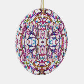 Pink Symmetrical Keramik Ornament (Rechts)