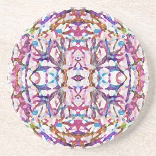 Pink Symmetrical Untersetzer (Vorne)