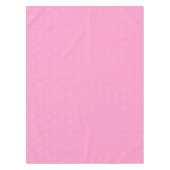 Pink Tabletts mit Herz - Custom Colors Tischdecke (Vorderseite)