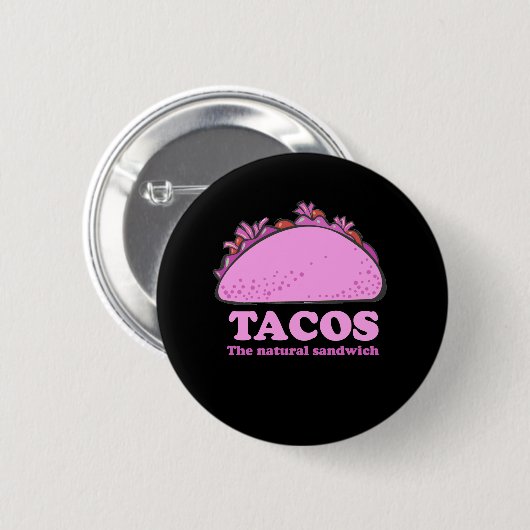PINK TACOS BUTTON (Vorne & Hinten)