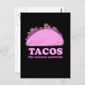 PINK TACOS POSTKARTE (Vorne/Hinten)