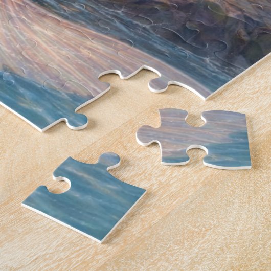 Pink Tail Mermaid & Dolphin Puzzle (Seite)