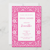 PINK TALAVERA BRAUTPARTY EINLADUNG (Vorderseite)