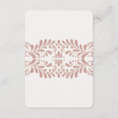 Pink Talavera Tile Books Baby Einladung Beilage (Rückseite)