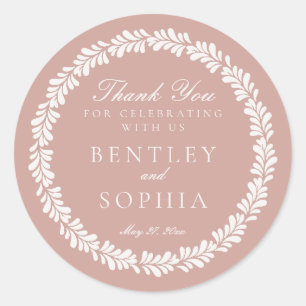 Pink Talavera Tile Spanische Fiesta Gastgeschenk H Runder Aufkleber