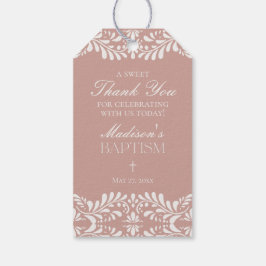 Pink Talavera Tile Spanische Fiesta Taufe Favorite Geschenkanhänger