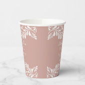 Pink Talavera Tile Spanish Fiesta Bridal Brunch Pappbecher (Links)