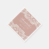 Pink Talavera Tile Spanish Fiesta Geburtstag Serviette (Ecke)