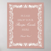 Pink Talavera Tile Spanish Gemeinsames Rezept Brid Poster (Vorne)