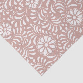 Pink Talavera Tile Spanish Style Fiesta Seidenpapier (Detail)