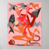 Pink Tanz Poster (Vorne)