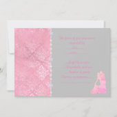 Pink tanzend uAwg Einladung (Vorderseite)