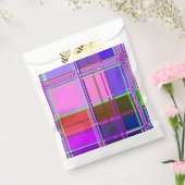 Pink tartan Fabric Pattern Cloth Madras Geschenktütchen (Versiegelt)