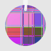 Pink tartan Fabric Pattern Cloth Madras Ornament (Rückseite)