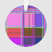Pink tartan Fabric Pattern Cloth Madras Ornament (Vorderseite)