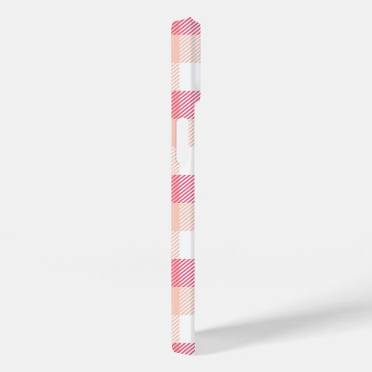 Pink Tartan Kariertes Muster Case-Mate iPhone Hülle (Rückseite / Rechts)