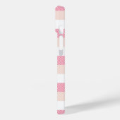 Pink Tartan Kariertes Muster Case-Mate iPhone Hülle (Rückseite / Links)