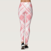 Pink Tartan Muster Leggings (Rückseite)