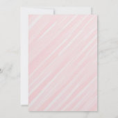 Pink Tea Party Baby Sprinkle Einladung (Rückseite)