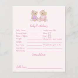 Pink Tea Party Kinderdusche Vorhersagen und Ratsch