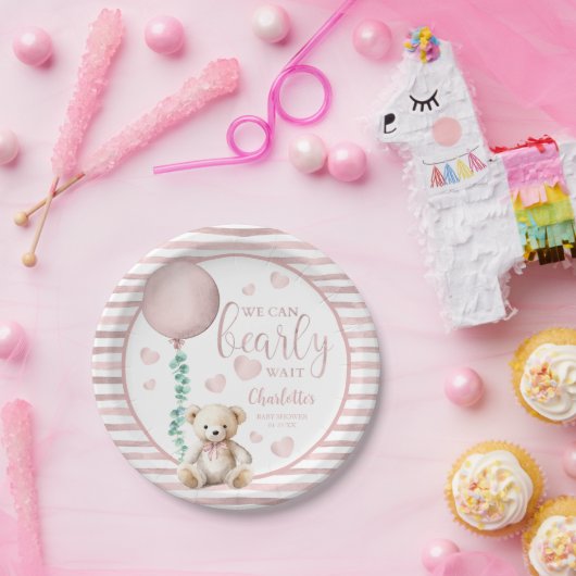 Pink Teddy Bear Baby Shooter Teller warten (Party)