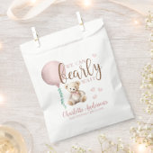 Pink Teddy Bear Baby Showbeutel Geschenktütchen (Ausgeschnitten)