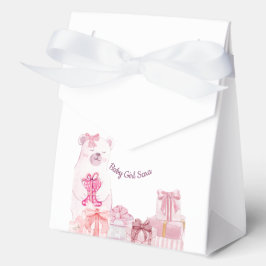 Pink Teddy Bear Baby Shower Favor Bag Geschenkschachtel