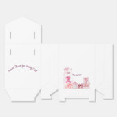 Pink Teddy Bear Baby Shower Favor Bag Geschenkschachtel (Ungefaltet)