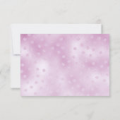 Pink Teddy Bear Danke Karte (Rückseite)