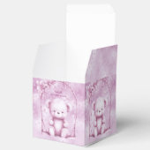 Pink Teddy Bear Favor Box Geschenkschachtel (Geöffnet)