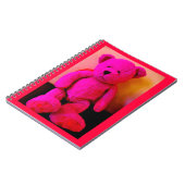Pink Teddy Bear Notizblock (Linke Seite)