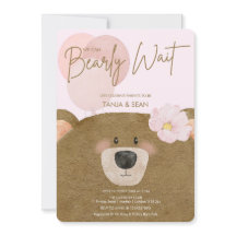 Pink Teddy wir können frühzeitig abwarten Mädchen