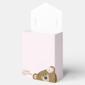 Pink Teddy wir können frühzeitig abwarten Mädchen Geschenkschachtel (Geöffnet)