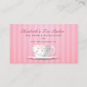 Pink-Tee-Cup Visitenkarte (Vorderseite)