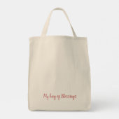 Pink Teebecher Tragetasche (Rückseite)